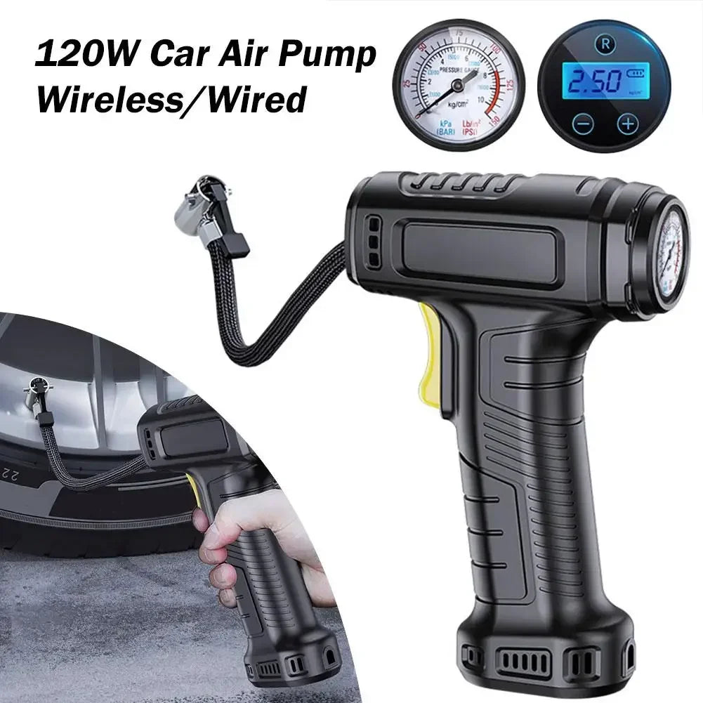 "SUITU 120W Portable Air Compressor"