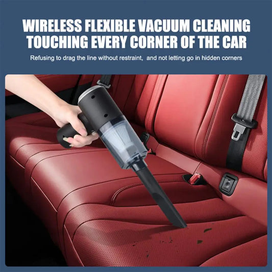 "USB Rechargeable Cordless Car Vacuum 5500Pa"