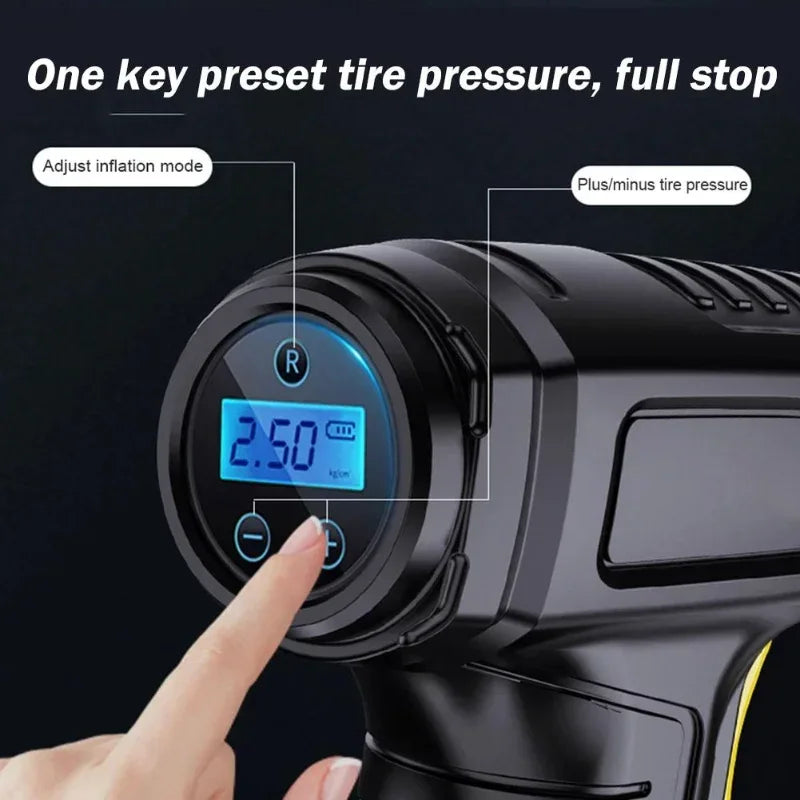 "SUITU 120W Portable Air Compressor"